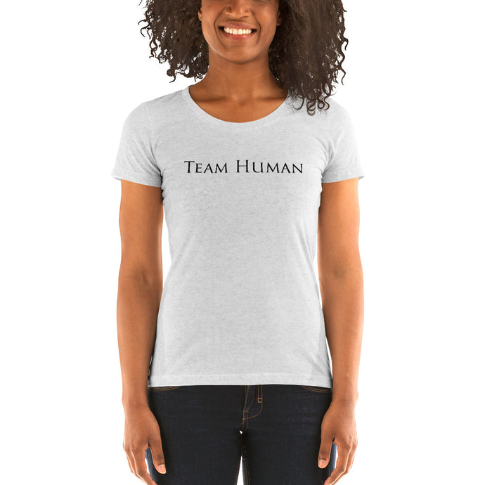 Team Human Ladies' short sleeve t-shirt